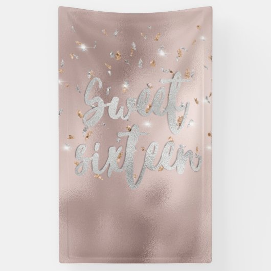 Banderoles Bandeau publicitaire Sweet 16 party (Vertical)