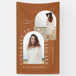 Banderoles Banne de graduation de l'arc géométrique multiph