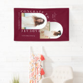 Banderoles Banne de graduation de l'arc géométrique multiphot (En situation)