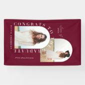 Banderoles Banne de graduation de l'arc géométrique multiphot (Horizontal)