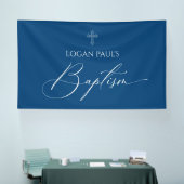 Banderoles Baptism Blue banner backdrop (Salon professionnel)