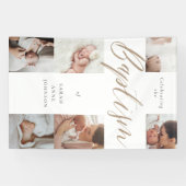 Banderoles Baptism Celebration Photo Collage Party Keepsake  (Horizontal)