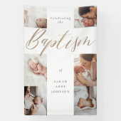 Banderoles Baptism Celebration Photo Collage Party Keepsake  (Verticale)