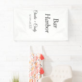 Banderoles Bar Harbour bachelorée fête d'honneur mariage a (En situation)