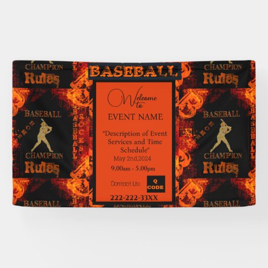 BANDEROLES BASEBALL  (Horizontal)