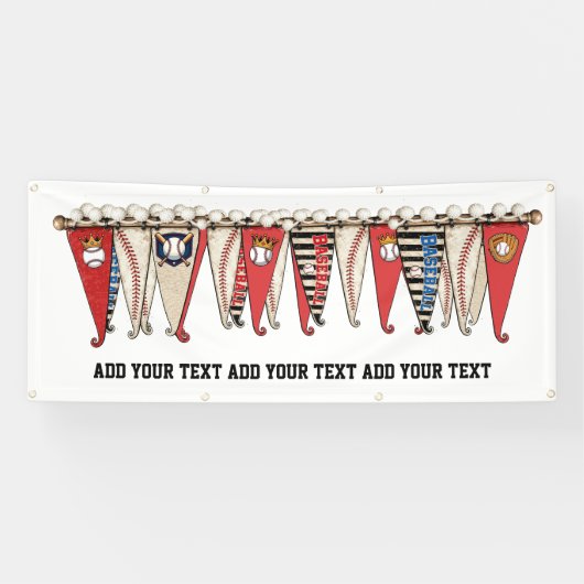 BANDEROLES BASEBALL (Horizontal)