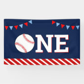 Banderoles Baseball 1er anniversaire (Horizontal)
