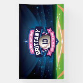 Banderoles Baseball Birthday banner backdrop (Verticale)