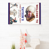 Banderoles Baseball First Year Down 1st Birthday (Insitu)