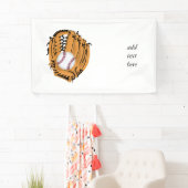 Banderoles Baseball Mitt et Ball (En situation)