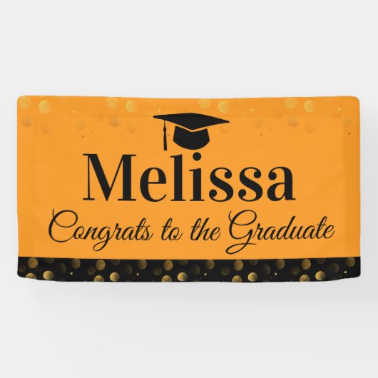 Banderoles Basic High School Graduation Party Banner (Horizontal)
