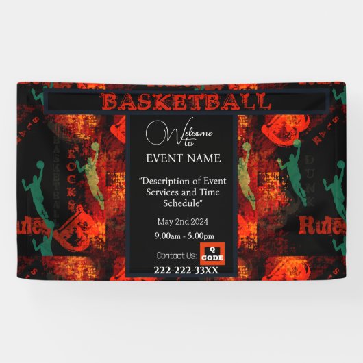 BANDEROLES BASKET-BALL  (Horizontal)