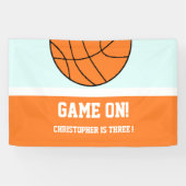 Banderoles Basket-ball 3e anniversaire (Horizontal)