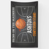 Banderoles Basket-ball Anniversaire, Basket-ball thème, Anniv (Vertical)