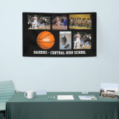 Banderoles Basket-ball personnalisé Photos Joueur Nom de l'éq (Salon professionnel)