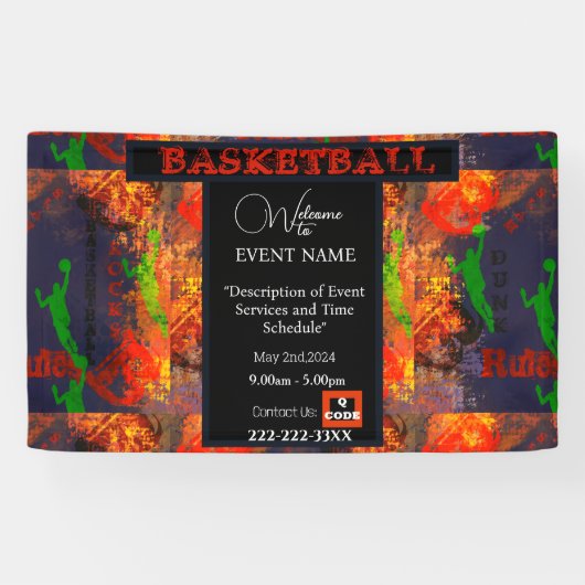 BANDEROLES BASKETBALL  (Horizontal)