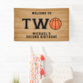 Banderoles Basketball 2e anniversaire (En situation)