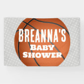 Banderoles Basketball Baby Party (Horizontal)