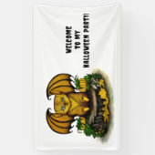 Banderoles Bat d'Halloween mignonne (Vertical)