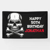Banderoles Bateaux Pirates Anniversaire (Horizontal)
