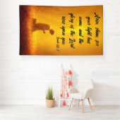 Banderoles Bathed in Grace: The Light of Isaiah 60:1 (Insitu)