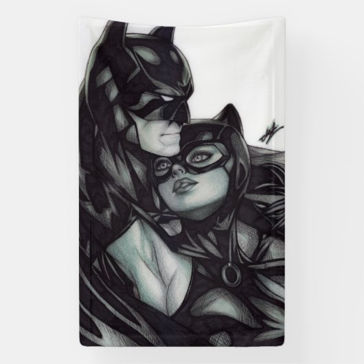 Banderoles Batman & Catwoman ~ Bruce wayne & Selina Kyle (Verticale)