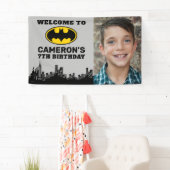 Banderoles Batman - Gotham City | Anniversaire Ajouter nom et (En situation)