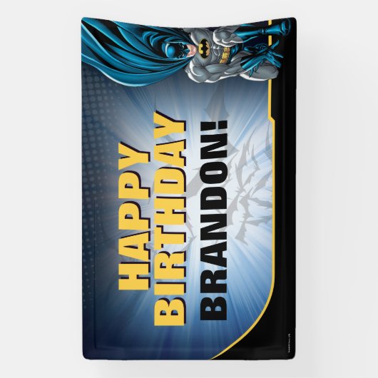 Banderoles Batman (homonymie) | Joyeux Birthday Banner (Verticale)