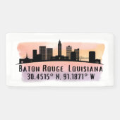 Banderoles Baton Rouge LA City Skyline (Horizontal)