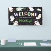 Banderoles Bats & Fantômes Spooktacular Boo Day Party Welcome (Salon professionnel)