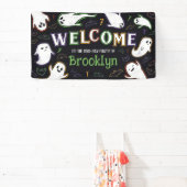 Banderoles Bats & Fantômes Spooktacular Boo Day Party Welcome (Insitu)