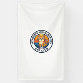 Banderoles Batterie sociale d'introverti Chat Mignon Kitty De (Vertical)