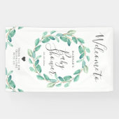 Banderoles Bayou Botanical | Accueil baby shower (Horizontal)