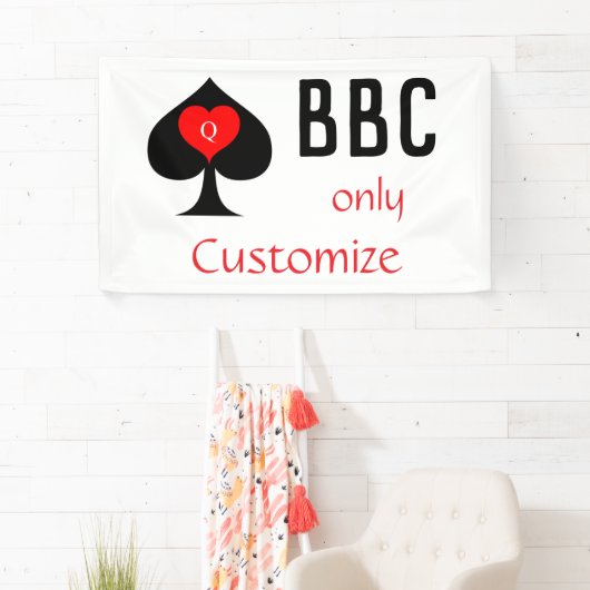 Banderoles BBC Seule pique lame signe Thunder_Cove (En situation)