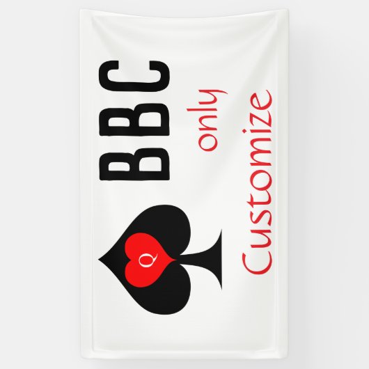 Banderoles BBC Seule pique lame signe Thunder_Cove (Vertical)