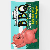 Banderoles BBQ.Barbecue.Pig Roast.Grill.Cookout.Customizable (Vertical)