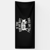 Banderoles BBQ | BBQ Rub My Butt Pull My Pork Smok Grilling (Vertical)