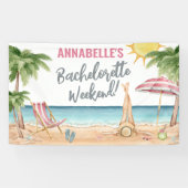 Banderoles Beach Bachelorette (Horizontal)