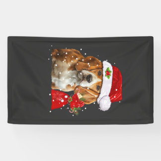 Banderoles Beagle Dog Christmas T Shirt Christmas Dog Essenti