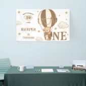 Banderoles Bear Balloons garçon fille 1er anniversaire (Salon professionnel)