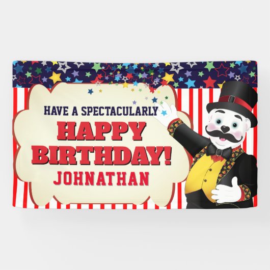 Banderoles Bear Polaire du maître de sonnerie du cirque (Horizontal)