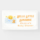 Banderoles Bear theme baby shower party backdrops (Horizontal)