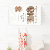 Banderoles Beary Premier anniversaire Petit ours Photo (En situation)