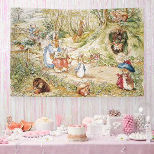 Banderoles Béatrix classique Potter Peter le Rabbit Party