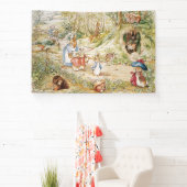 Banderoles Béatrix classique Potter Peter le Rabbit Party (Insitu)