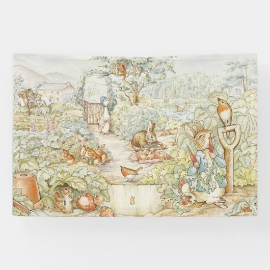 Banderoles Béatrix classique Potter Peter le Rabbit Party (Horizontal)