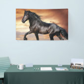 Banderoles Beau Cheval Noir (Salon professionnel)