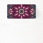 Banderoles Beau design unique de fleur Mandala (Insitu)
