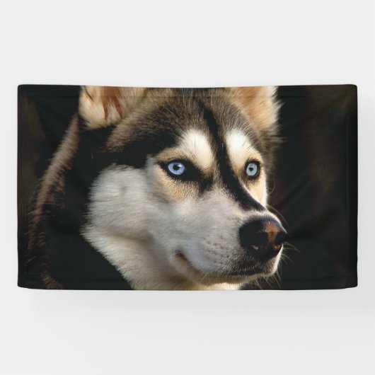 Banderoles Beau Oreiller Husky Lrow (Horizontal)