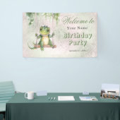 Banderoles Bébé Crocodile Accueil d'anniversaire (Salon professionnel)